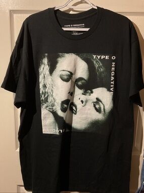 Type O Negative Black Graphic Short Sleeve Band Tee